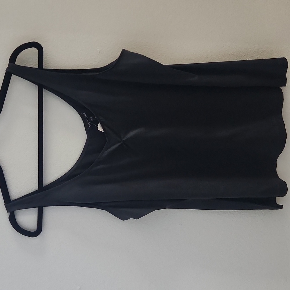 Eileen Fisher Charmeuse Silk Graphite Tank Top